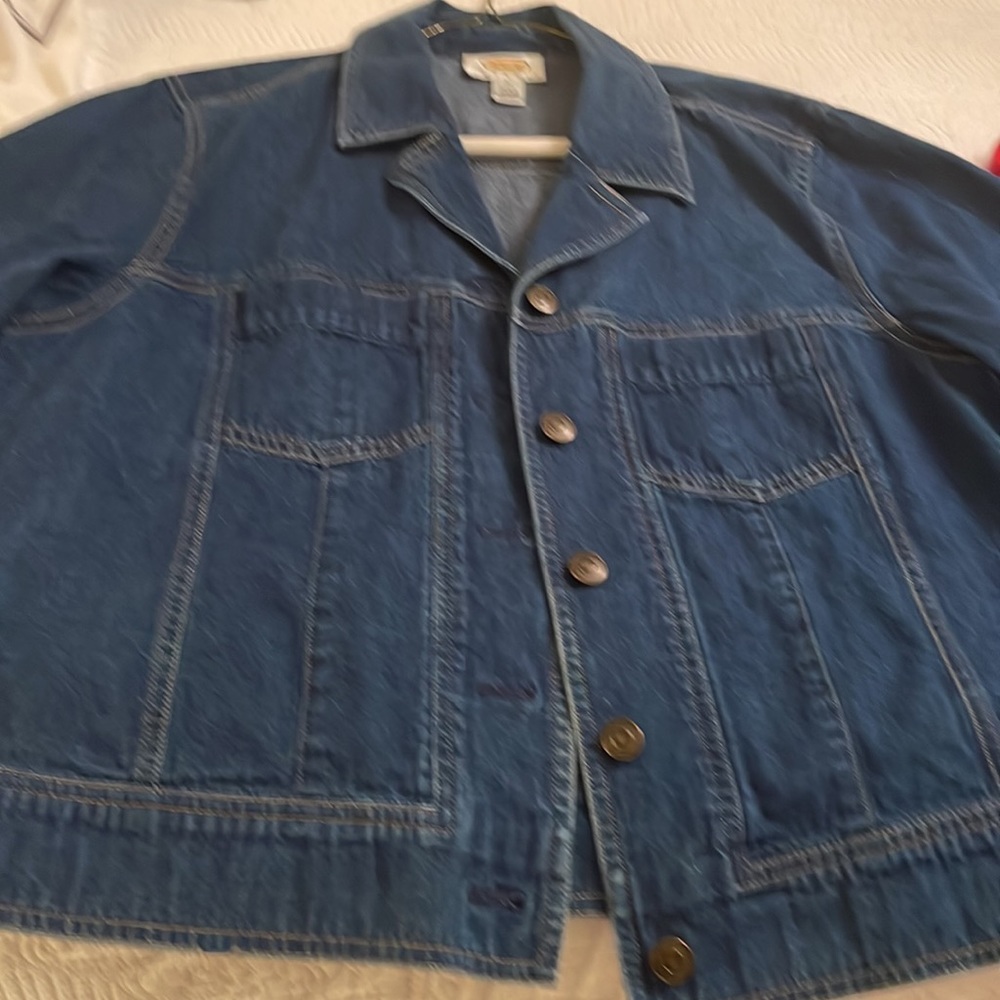 Talbots jean jacket - Picture 2 of 5